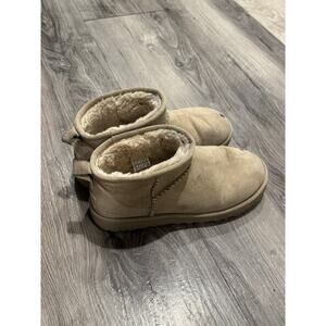 UGG x Mad Happy Mini Boot Light Brown US Women Size 9